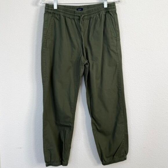J. Crew Pants - J.Crew Reimagined Utility Jogger Pants Green Cotton Tencel Size 4 Relaxed Fit